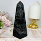 Large Black Onyx Tower 15cm 481g