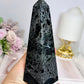Large Black Onyx Tower 15cm 481g