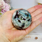 Rare Aquamarine & Pink Tourmaline Sphere on Stand 231g