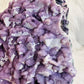 ⚜️ SALE ⚜️ Classy & Fabulous Ultimate Huge 2.8KG Natural Sugar Fluorite Specimen | Slab From Brazil, She Is Purple On Top With Rainbow Colours Through The Sides. She is 23cm & Is Magical Perfection!!!!