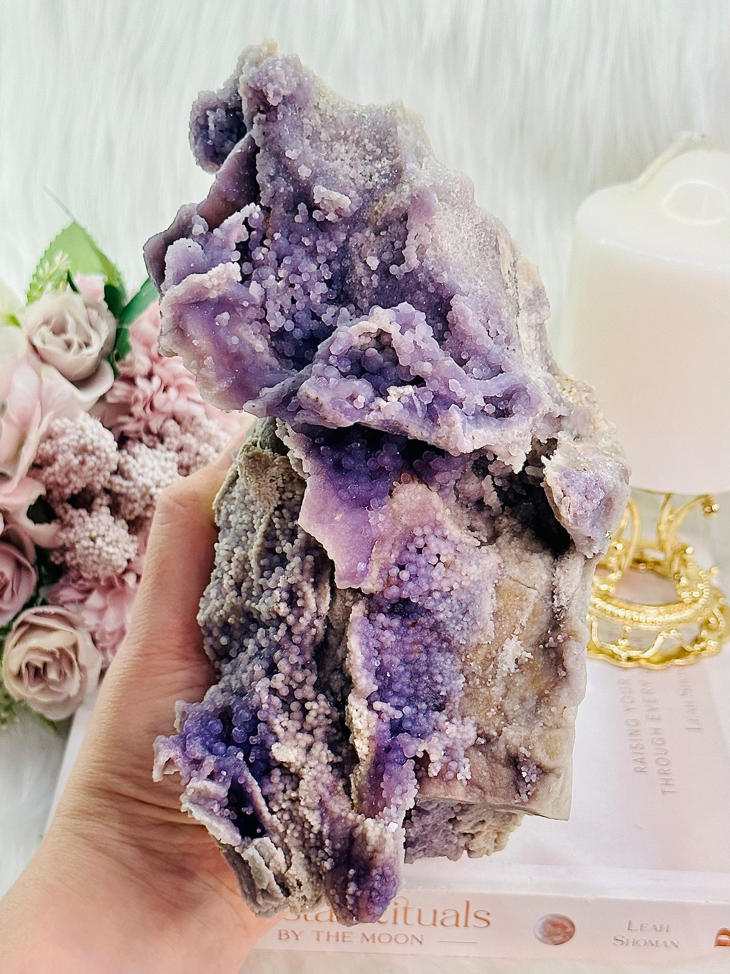 Wisdom & Calmness ~ The Most Spectacular Huge 1.54KG Stunning Perfect Chalcedony | Grape Agate Natural Specimen