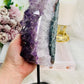 ⚜️ SALE ⚜️ !!!! Classy & Fabulous Large 1.4KG 22cm High Grade Chunky Amethyst Agate Cluster On Stand From Brazil ~ A Truly Exquisite Piece