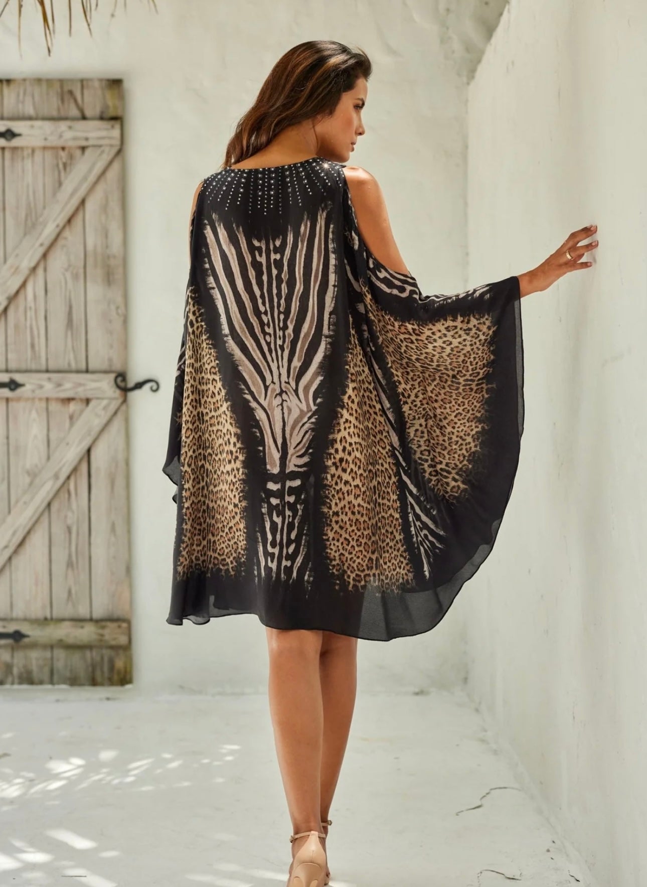 Stunning New CZARINA ‘Into The Wild’ Silk Kaftan