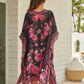 Stunning New CZARINA Romantic Flowers Short Kaftan with Slit