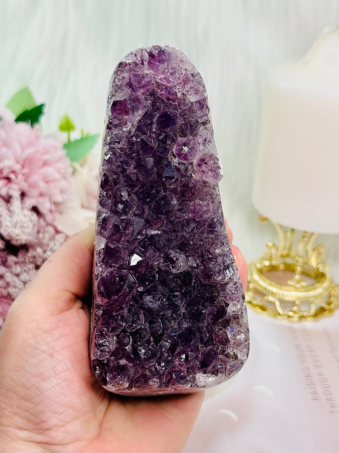 Simply Stunning Chunky 637gram Amethyst Agate Cluster From Brazil Just Gorgeous