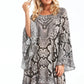 Stunning New CZARINA Desert Snake Frill Crystal Embellished Dress