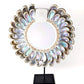 Incredible Large 42cm Mother Of Pearl Necklace On Stand Absolutely Spectacular