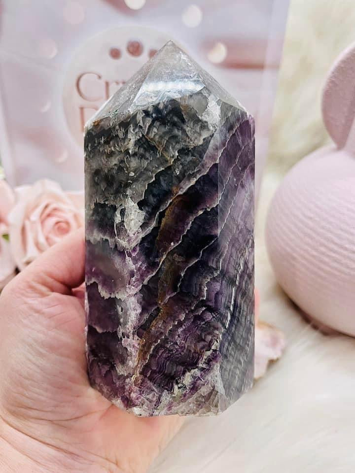 Gorgeous Fluorite Large Chunky Tower