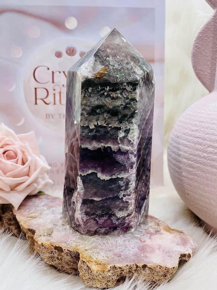 Gorgeous Fluorite Large Chunky Tower