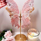 The Biggest & Most Glorious Pink Amethyst Druzy Butterfly From Brazil. Wings Alone are 29cm Tall, On Stand Approx 40cm Tall Weighing 1.55Kg (On Stand) Absolutely Perfect & Incredible